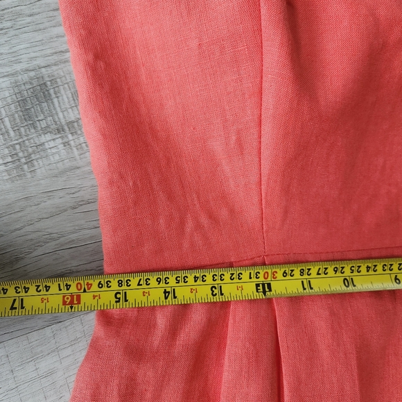 Leona by Lauren Leonard 100% linen dress size 6 - Picture 8 of 8